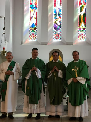 Deacon Armando, Fr Martin Fr Sergio Fr Dean