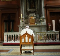 Pope Praying